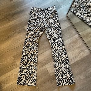 MOTEL Zebra Print Trousers